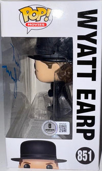 Kurt Russell Signed Funko Pop #851 Wyatt Earp Tombstone (Blue Ink) - Beckett COA #2