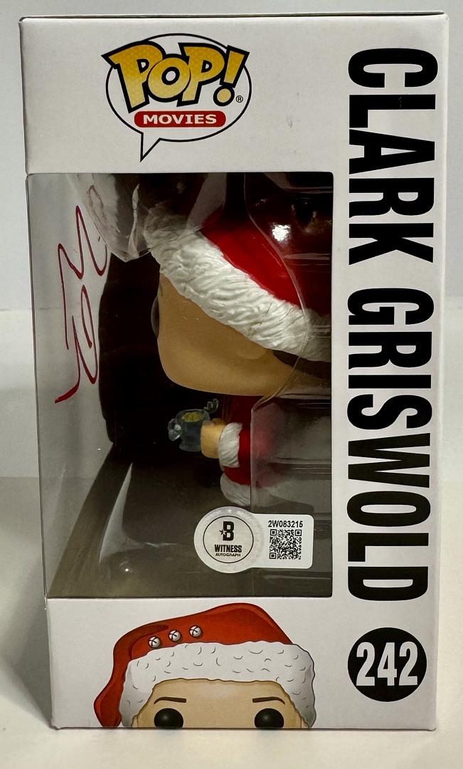 Chevy Chase Signed Funko Pop #242 "Clark Griswold" (Christmas Vacation) - Beckett COA #01