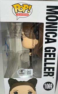 Courtney Cox Signed Funko Pop #1069 "Monica Geller" Friends (Blue Ink) - Beckett COA