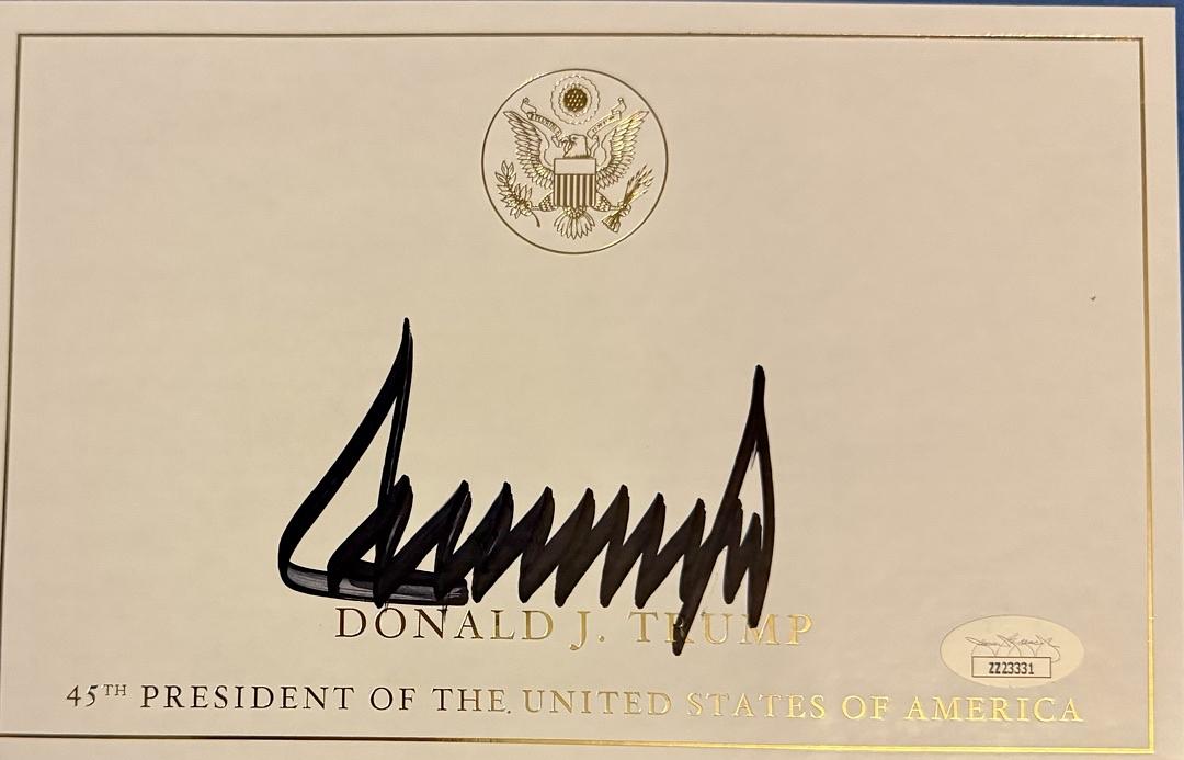 Donald Trump Autographed Save America Book Signed Hardcover - JSA COA #07