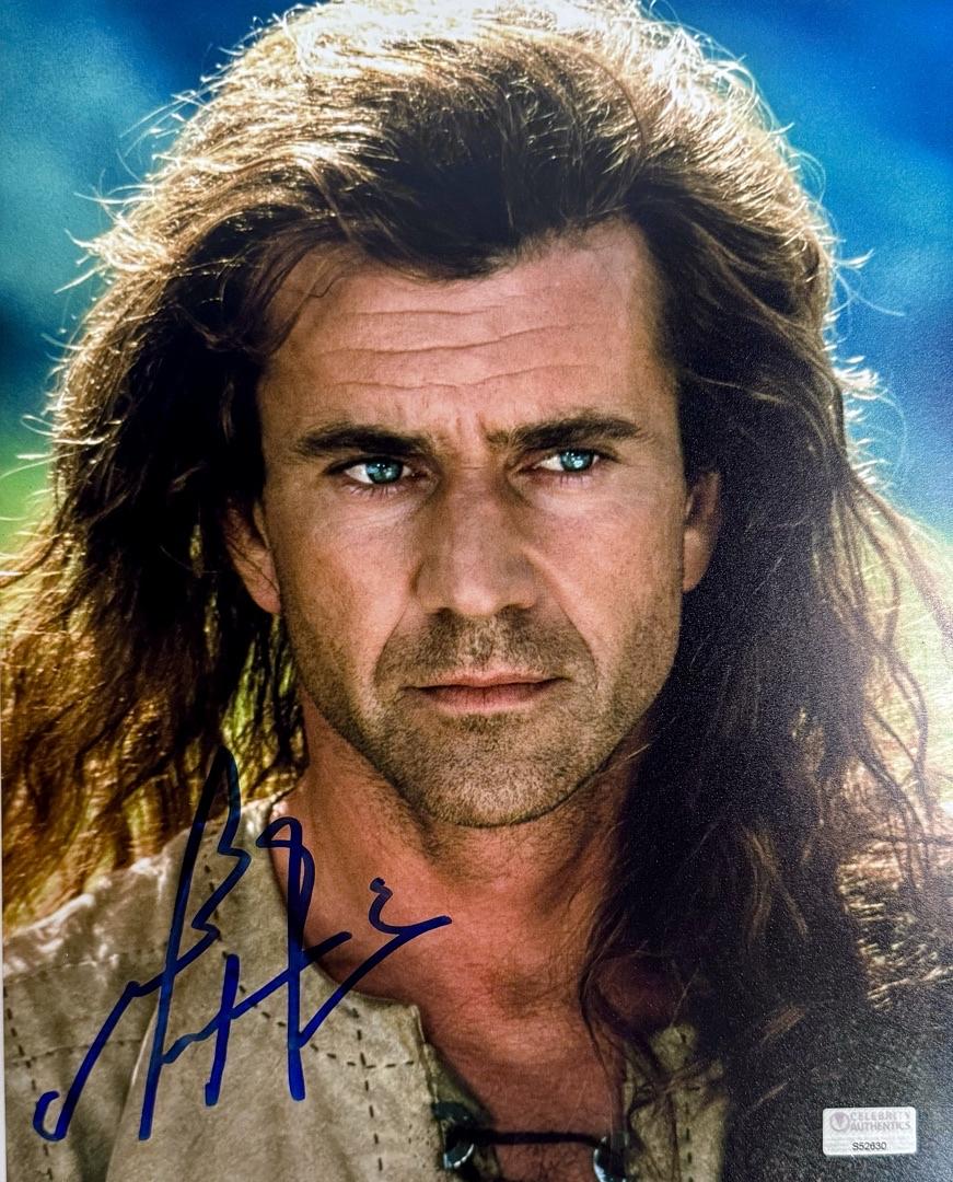 Mel Gibson Signed 8x10 Photo (Braveheart) - Celebrity Authentics #02