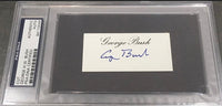 President George Bush Cut Signature Card Slabbed - PSA/DNA
