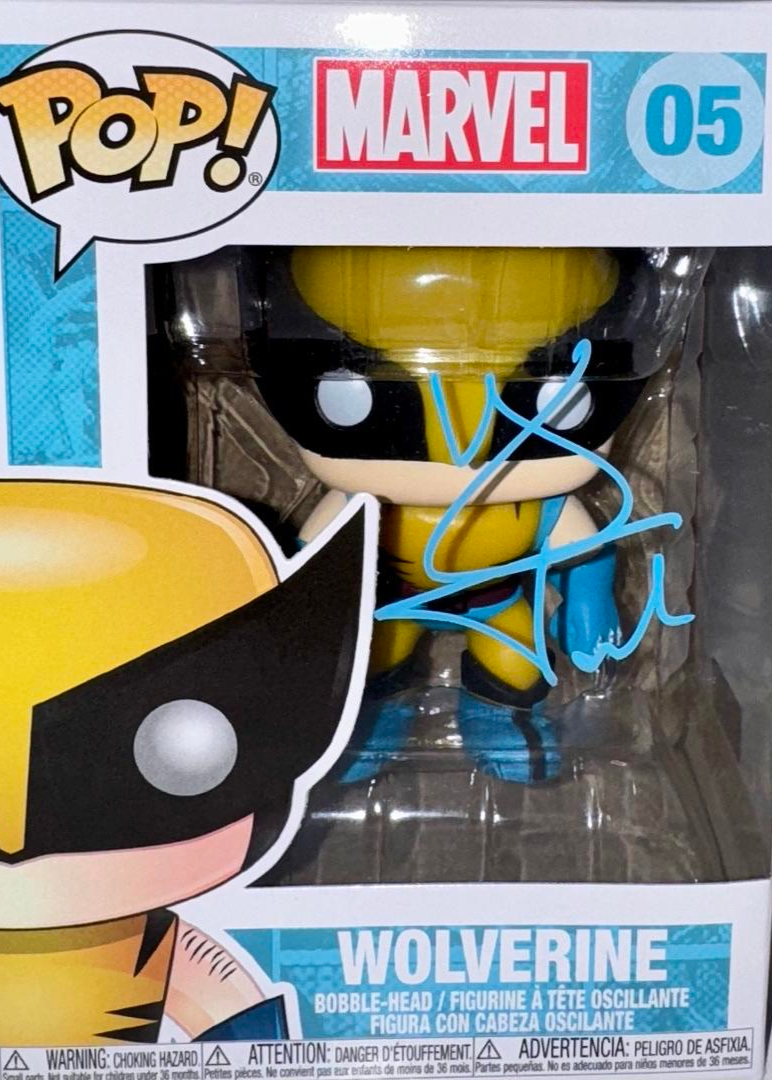 Hugh Jackman Signed Funko Pop #05 "Wolverine" Marvel - Celebrity Authentics