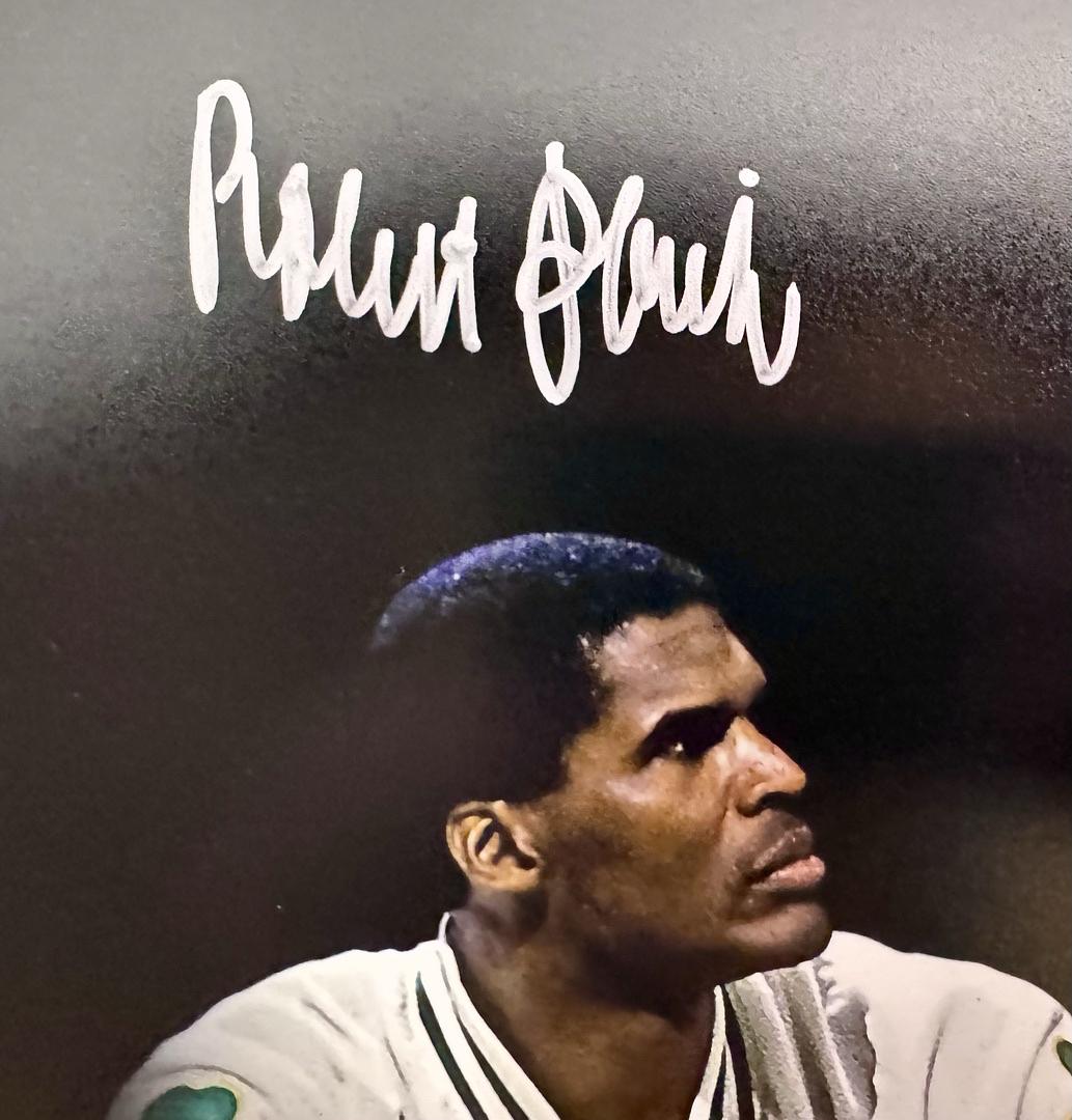 Larry Bird, Kevin McHale, Robert Parish Signed Boston Celtics 16x20 Photo (Silver Ink) - NEP and Bird COA