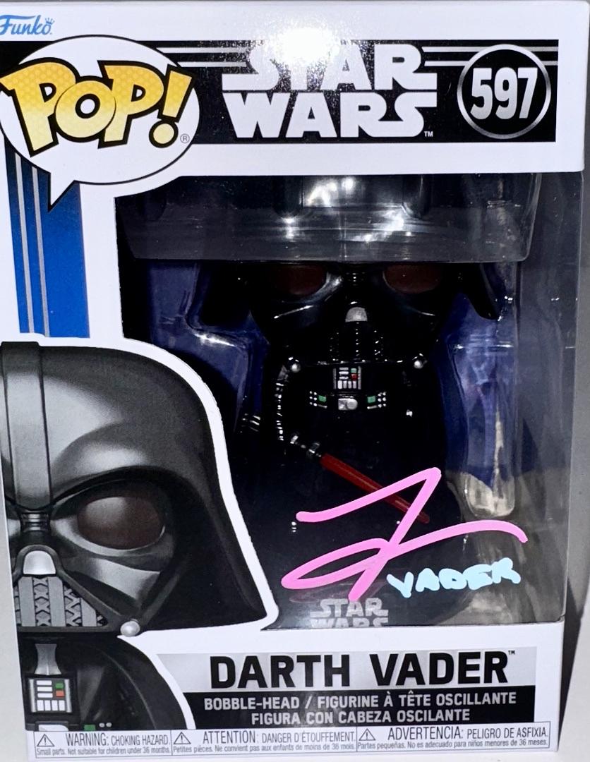 Tom O'Connell Signed Funko Pop #597 "Darth Vader" (Star Wars) - SWAU