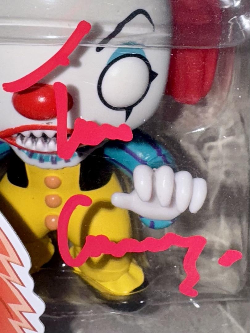 Tim Curry Signed Funko Pop #55 "Pennywise" (IT) - Beckett COA #01