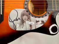 Taylor Swift Signed Black/Blonde Guitar - JSA COA #04