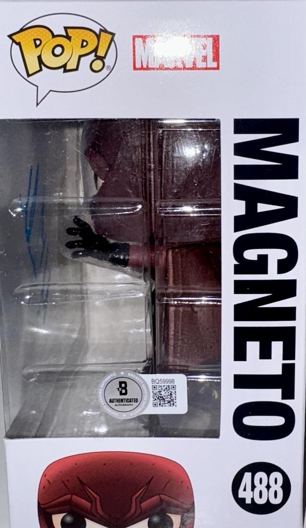 Michael Fassbender Signed Funko Pop #488 "Magneto" (X-Men) - Beckett COA