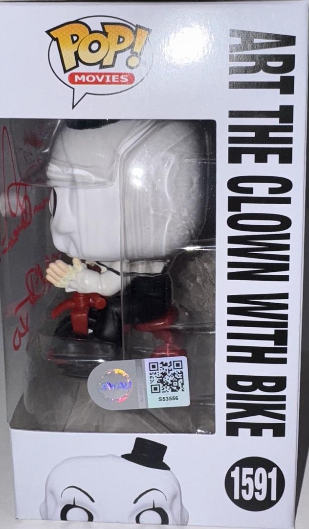 Daniel Roebuck Signed Funko Pop #1592 "Art The Clown" (Terrifier) w/Inscription - SWAU #03