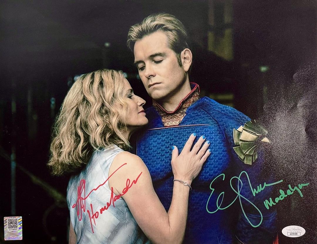 Antony Starr & Elisabeth Shue Signed 11x14 Photo (The Boys) - JSA and Official Pix COA