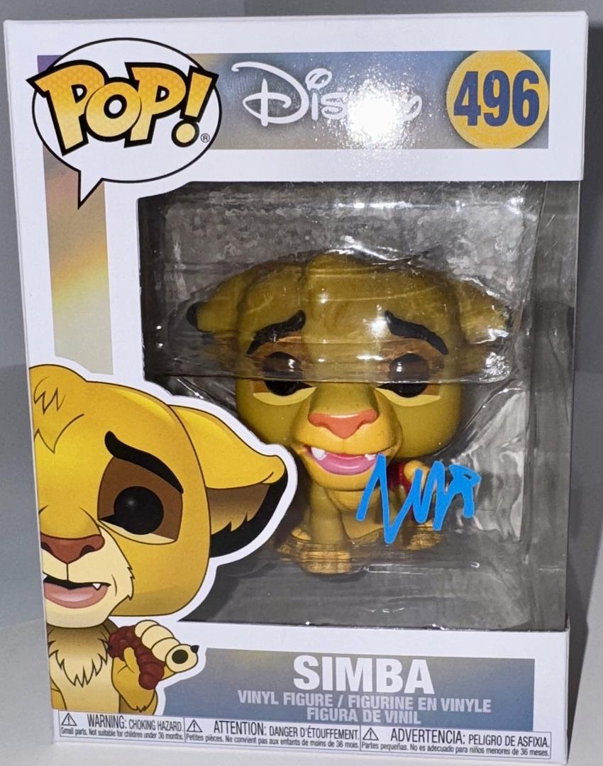 Matthew Broderick Signed Funko Pop #496 "Simba" (Lion King) - Beckett COA #01