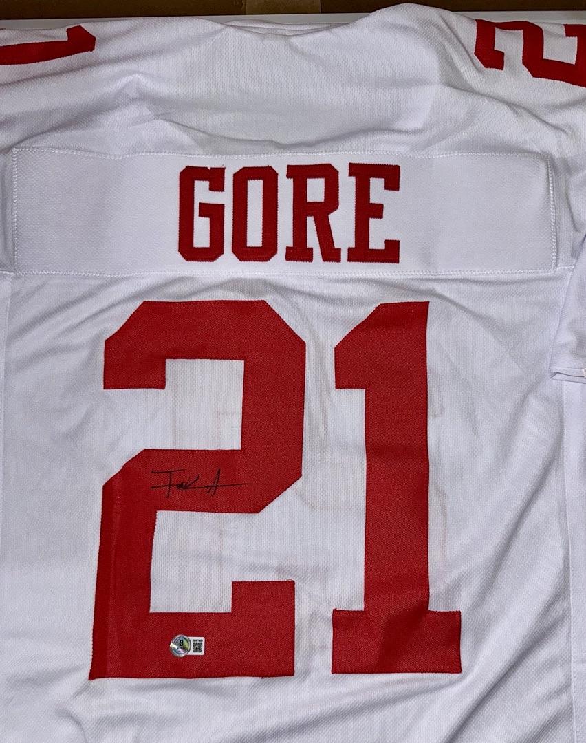 Frank Gore Signed San Francisco 49ers Jersey  - Beckett COA