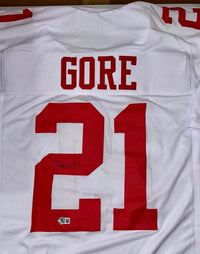 Frank Gore Signed San Francisco 49ers Jersey  - Beckett COA