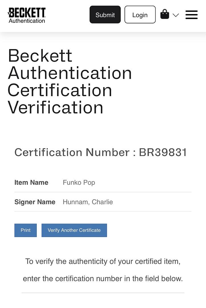 Charlie Hunnam Signed Funko Pop #1537 "Kai" (Rebel Moon) - Beckett COA