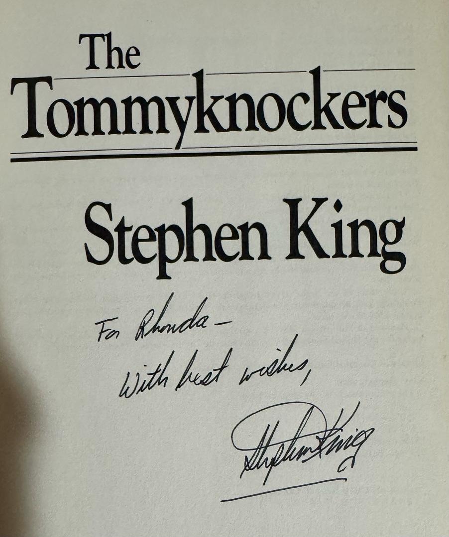 Stephen King Autographed Tommyknockers Signed Inscribed Slipcase Edition JSA w/full letter of authenticity