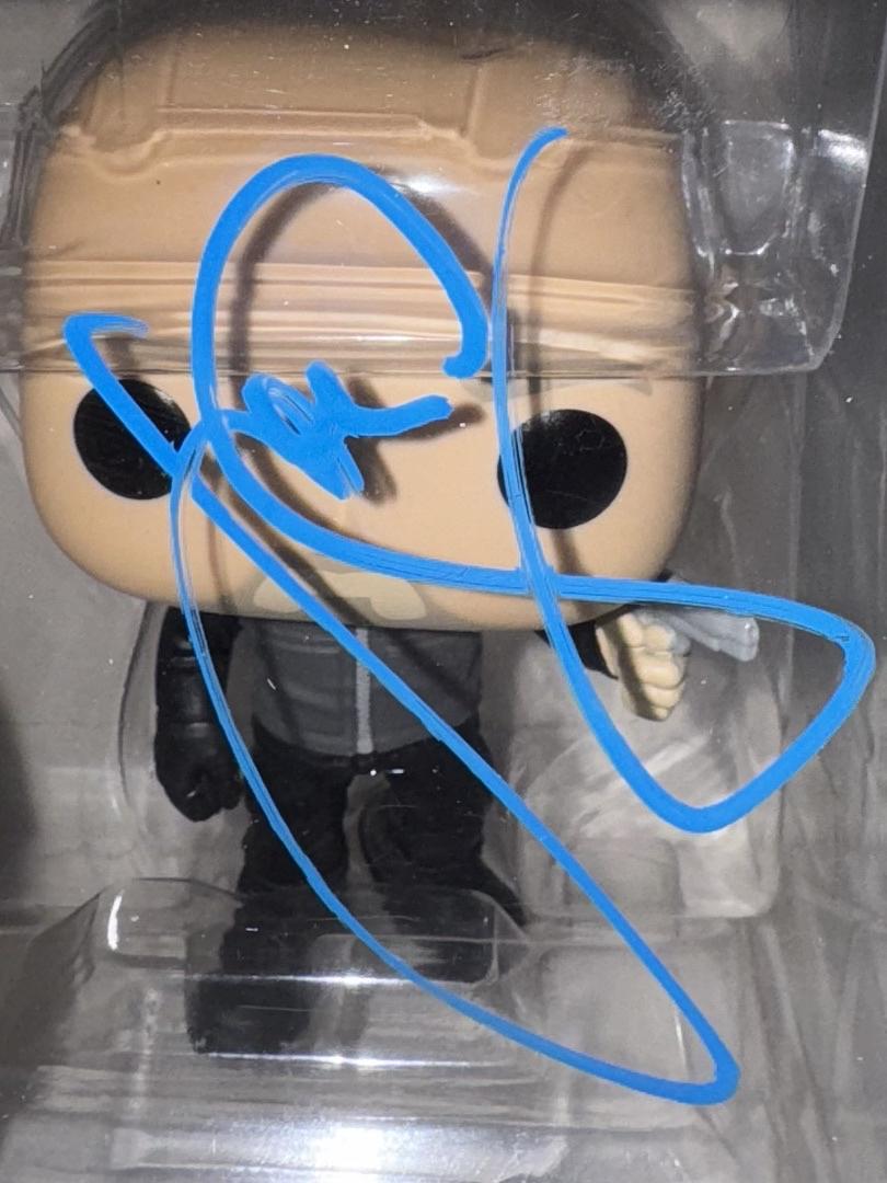 Jason Statham Signed Funko Pop #920 Hobbs & Shaw *RARE* - Beckett COA #2