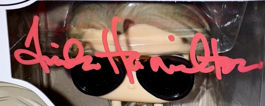Linda Hamilton Signed Funko Pop #818 Sara Connor (Terminator) - Beckett COA #02