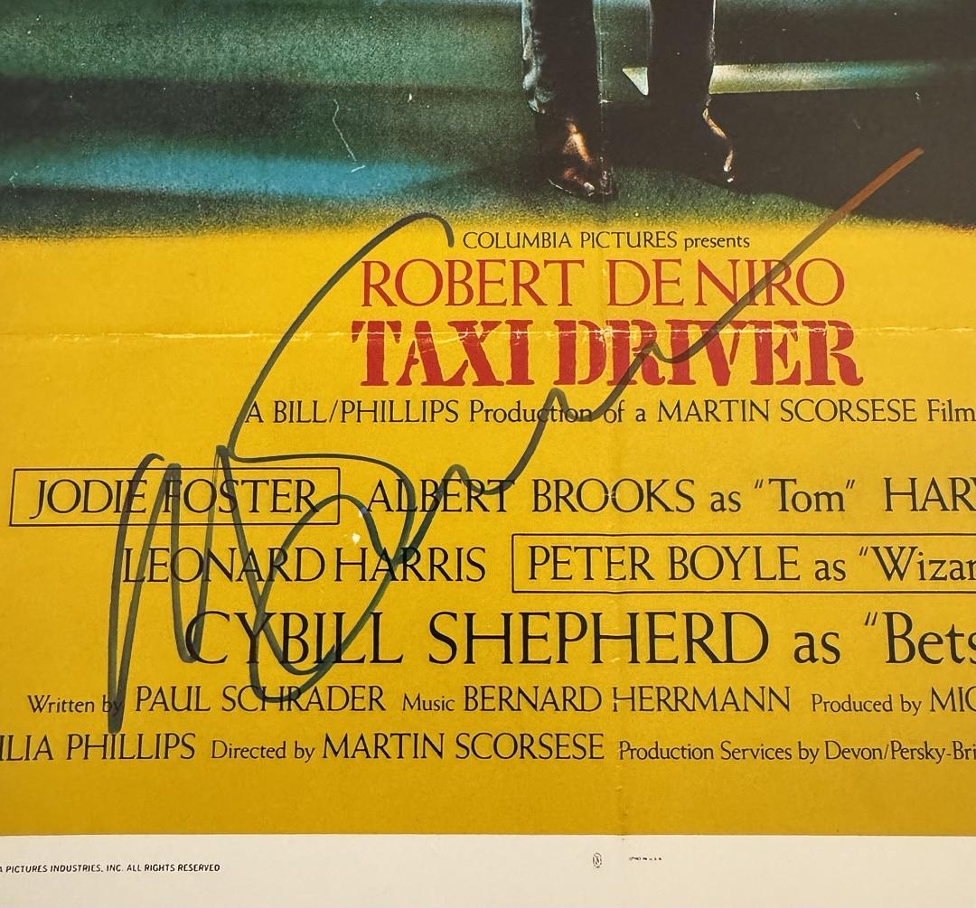 Martin Scorsese Signed 11x17 Photo (Taxi Driver) - Beckett COA