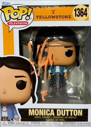 Kelsey Asbille Signed Funko Pop #1364 "Monica Dutton" (Yellowstone) - Beckett COA #03
