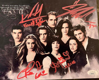 Peter Facinelli, Ashley Greene, Kellan Lutz, Jackson Rathbone Signed 8x10 (Twilight) - JSA COA #01