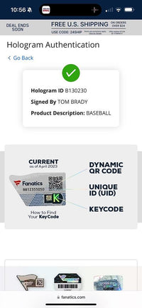 Tom Brady Autographed Rawlings Official ROMLB Baseball w/ Fanatics COA *RARE*