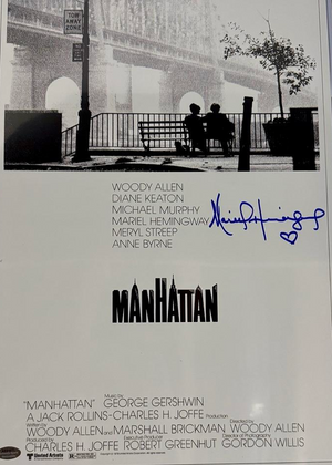 Mariel Hemingway Signed 11x17 Photo (Manhattan) - Schwartz COA