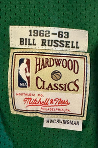 Bill Russell Signed Boston Celtics Mitchell & Ness Green Jersey -  Beckett COA