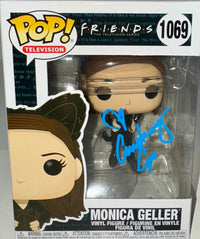 Courtney Cox Signed Funko Pop #1069 "Monica Geller" Friends (Blue Ink) - Beckett COA