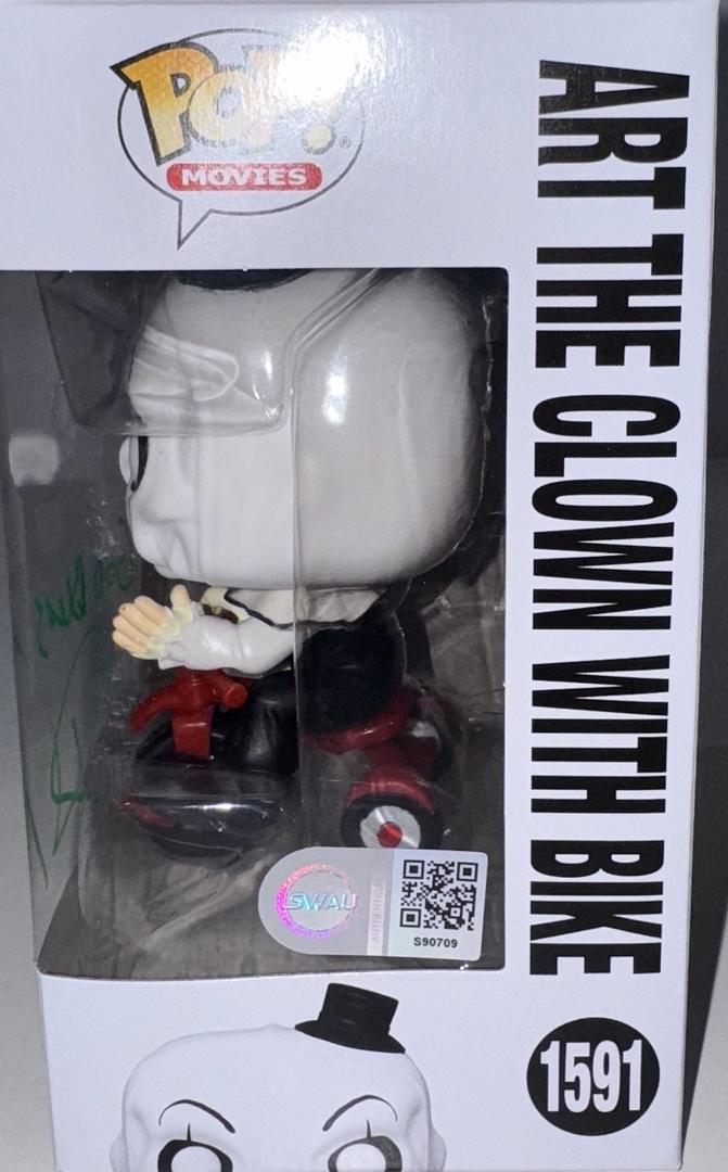 Daniel Roebuck Signed Funko Pop #1591 Art The Clown (Terrifier) - SWAU #04