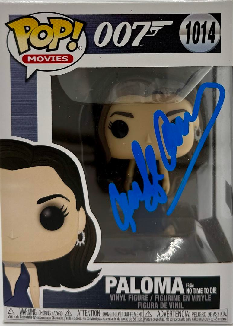 Ana De Armas Signed Funko Pop #1014 (James Bond)  - Beckett COA