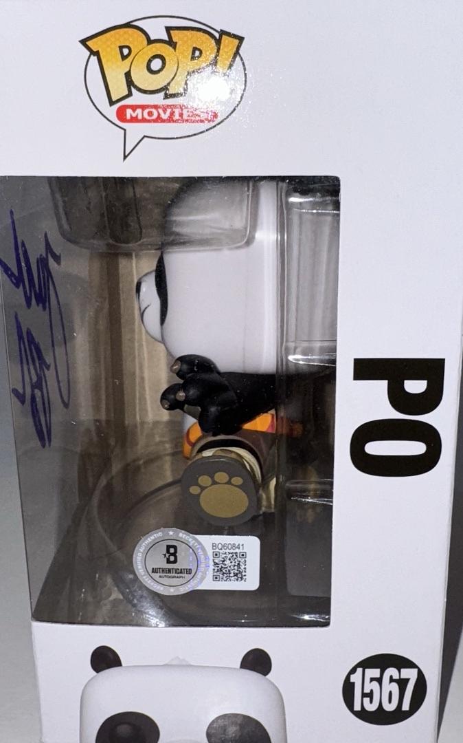 Jack Black Signed Funko Pop #1567 Po (Kun Fu Panda)  - Beckett COA #01