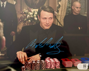 Mads Mikkelsen Signed 8x10 Photo (James Bond) - SWAU