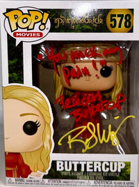 Robin Wright Signed Funko Pop #578 Buttercup (Princess Bride) w/quote and character name - JSA COA