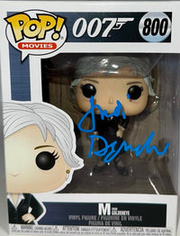 Judi Dench Signed Funko Pop #800 "M" (James Bond 007 Goldeneye) - Beckett COA #01