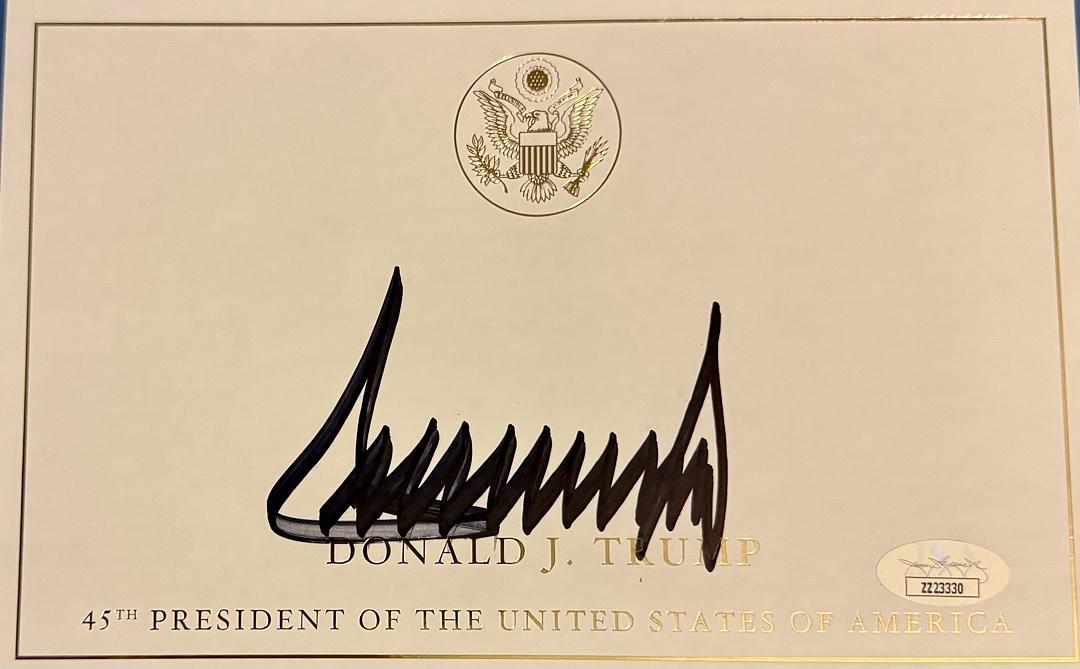 Donald Trump Autographed Save America Book Signed Hardcover - JSA COA #06