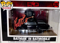 Robert Pattinson Signed Funko Pop #282 Deluxe Batman In Batmobile - Celebrity Authentics