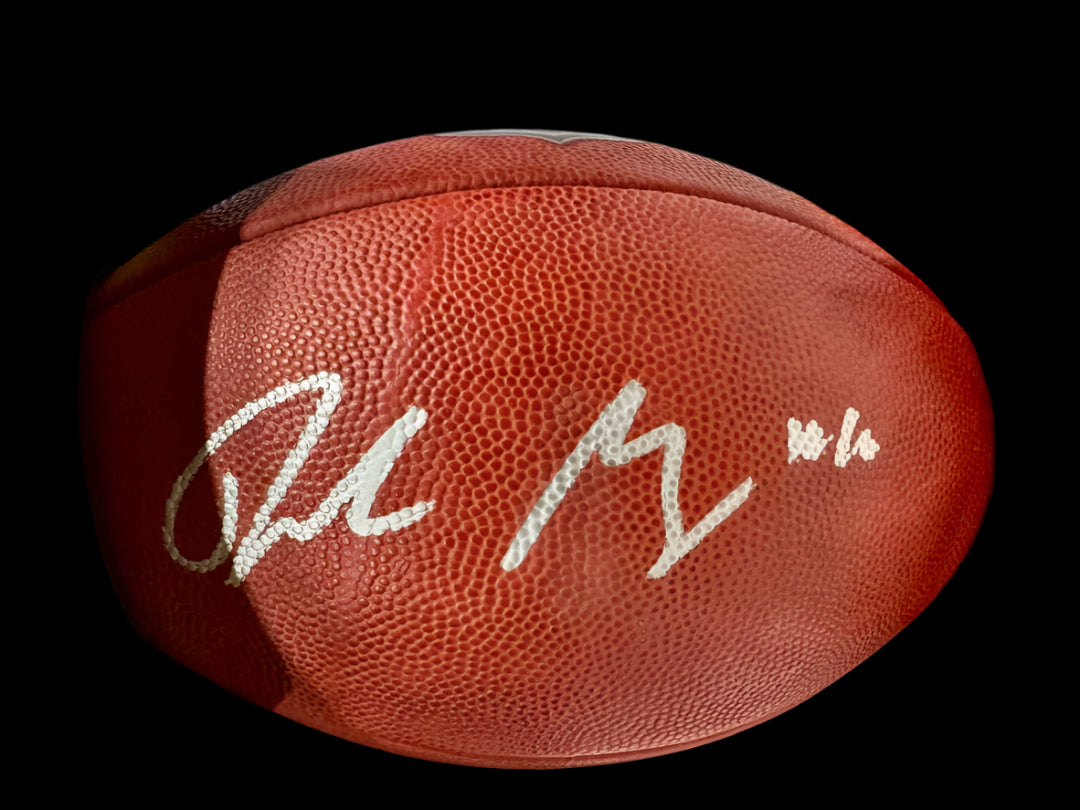 Drake Maye Signed Wilson Duke Football NFL - Fanatics COA