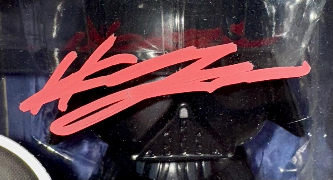 Hayden Christensen Signed Funko Pop #597 "Darth Vader" (Star Wars) - JSA COA