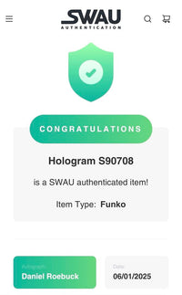 Daniel Roebuck Signed Funko Pop #1591 Art The Clown (Terrifier) - SWAU #02
