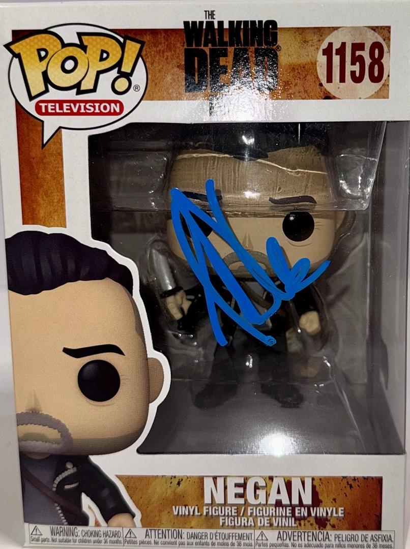 Jeffrey Dean Morgan Signed Funko Pop #1158 "Negan" (Walking Dead) - Beckett COA #03