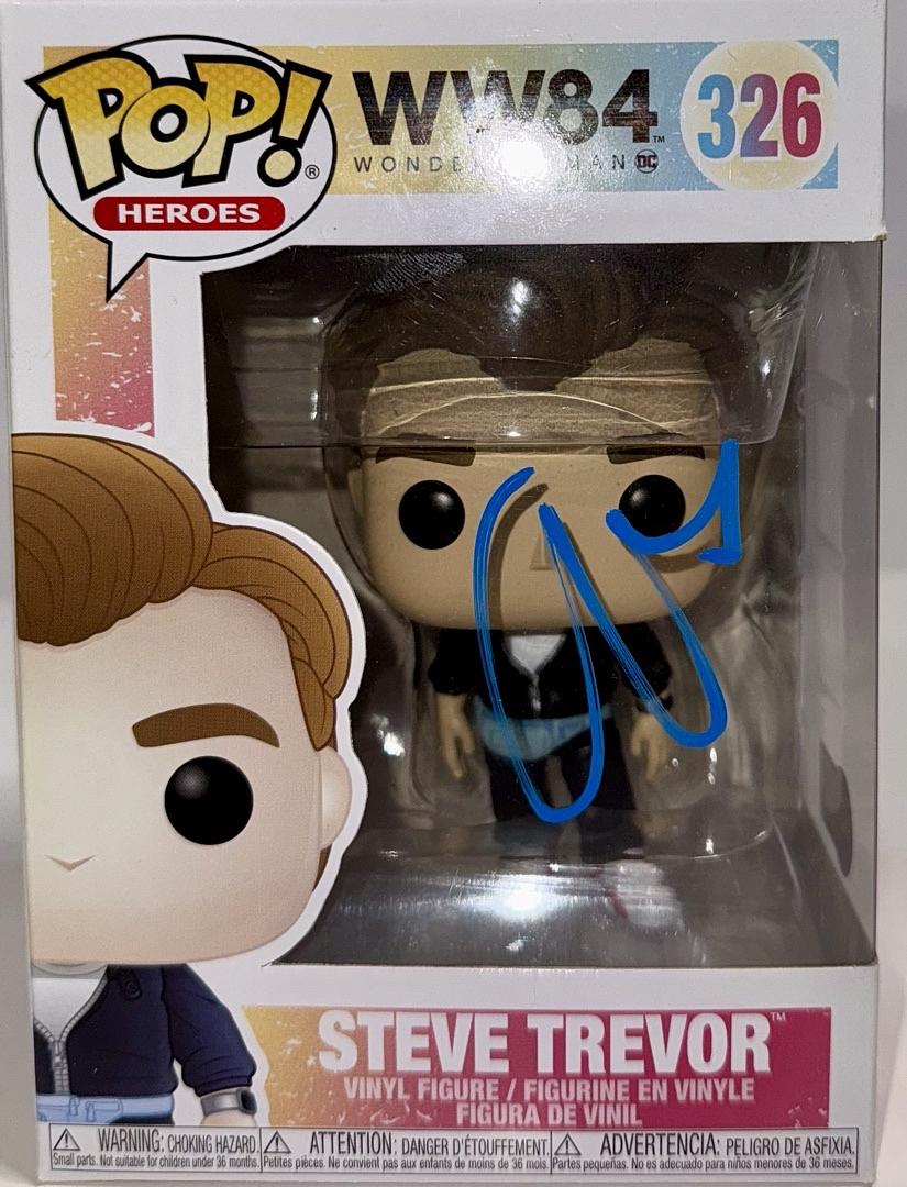 Chris Pine Signed Funko Pop #326 "Steve Trevor" (Wonder Woman 84) - Beckett COA
