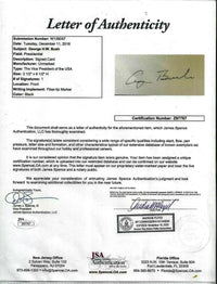 George Bush Signed Vice President Seal Card - JSA COA w/full letter of authenticity