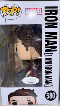 Robert Downey Jr. Signed Funko Pop #580 Iron Man / Avengers - JSA