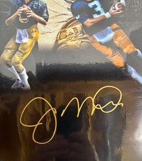 Joe Montana Signed 16x20 Photo Notre Dame 1977 National Champs - Montana COA #02