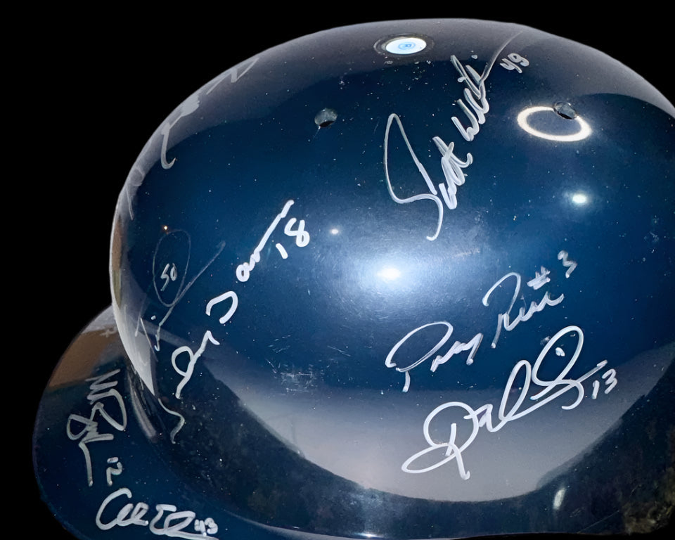 2004 World Series Team Signed Boston Red Sox Batting Helmet - Various COA