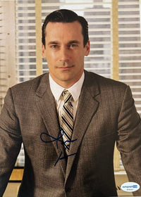 Jon Hamm Signed 8x10 Photo (Mad Men) - ACOA