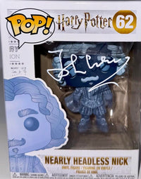 John Cleese Signed Funko Pop #62 "Nearly Headless Nick" (Harry Potter) - JSA COA