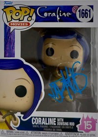 Dakota Fanning Signed Funko Pop #1661 (Coraline)  - Beckett COA