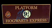 Daniel Radcliffe Platform 9 3/4 lamp - Beckett COA