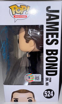 George Lazenby Signed Funko Pop #524 "James Bond" w/ 007 Inscription - Beckett COA #02